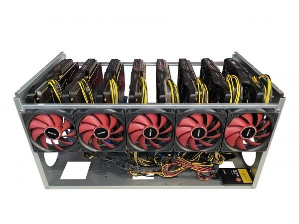 Mining Rig 8 GPU RX 6700 XT